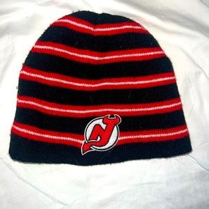 NJ devils Kids reversible beanie